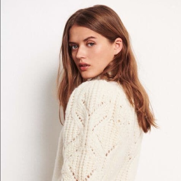 Ba&sh Sweater Pullover Ecru Cream - Picture 3 of 6